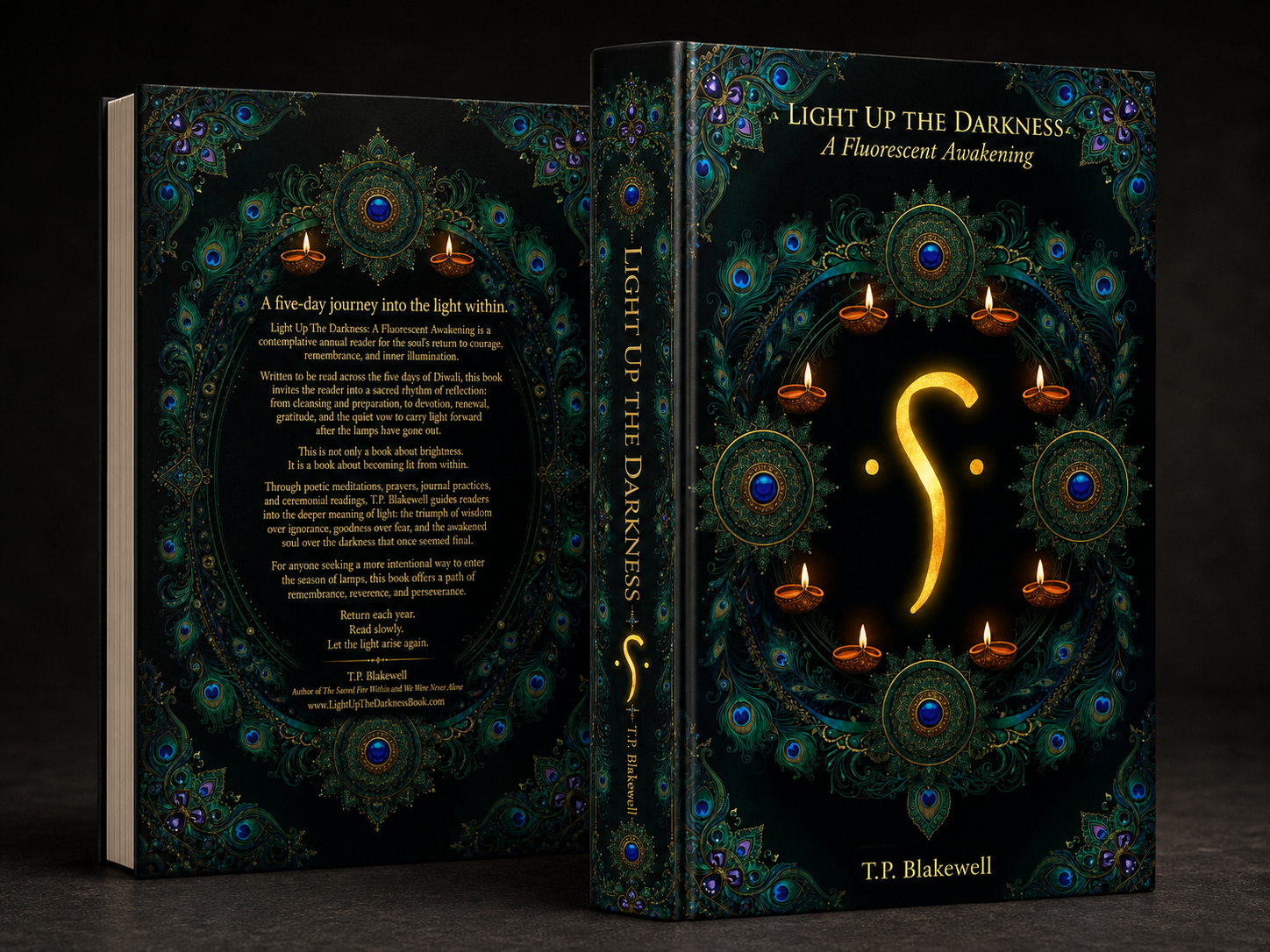 The Light Up The Darkness Trilogy by T.P. Blakewell featuring all three books
