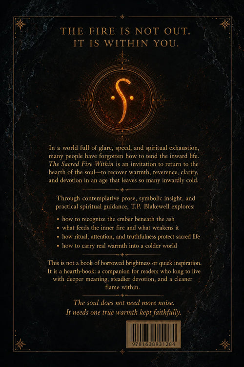 The Sacred Fire Within: Tending the Hearth of the Soul in a Cold and Overlit Age